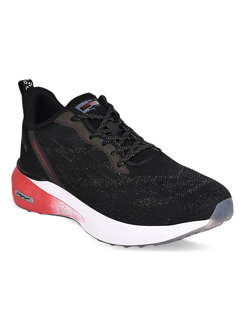 RADIUM Black Men's Running Shoes